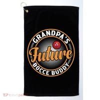 GrandpaS Future Bocce Buddy Boccia Bocce Ball Player Gift Golf Towel thumb 0