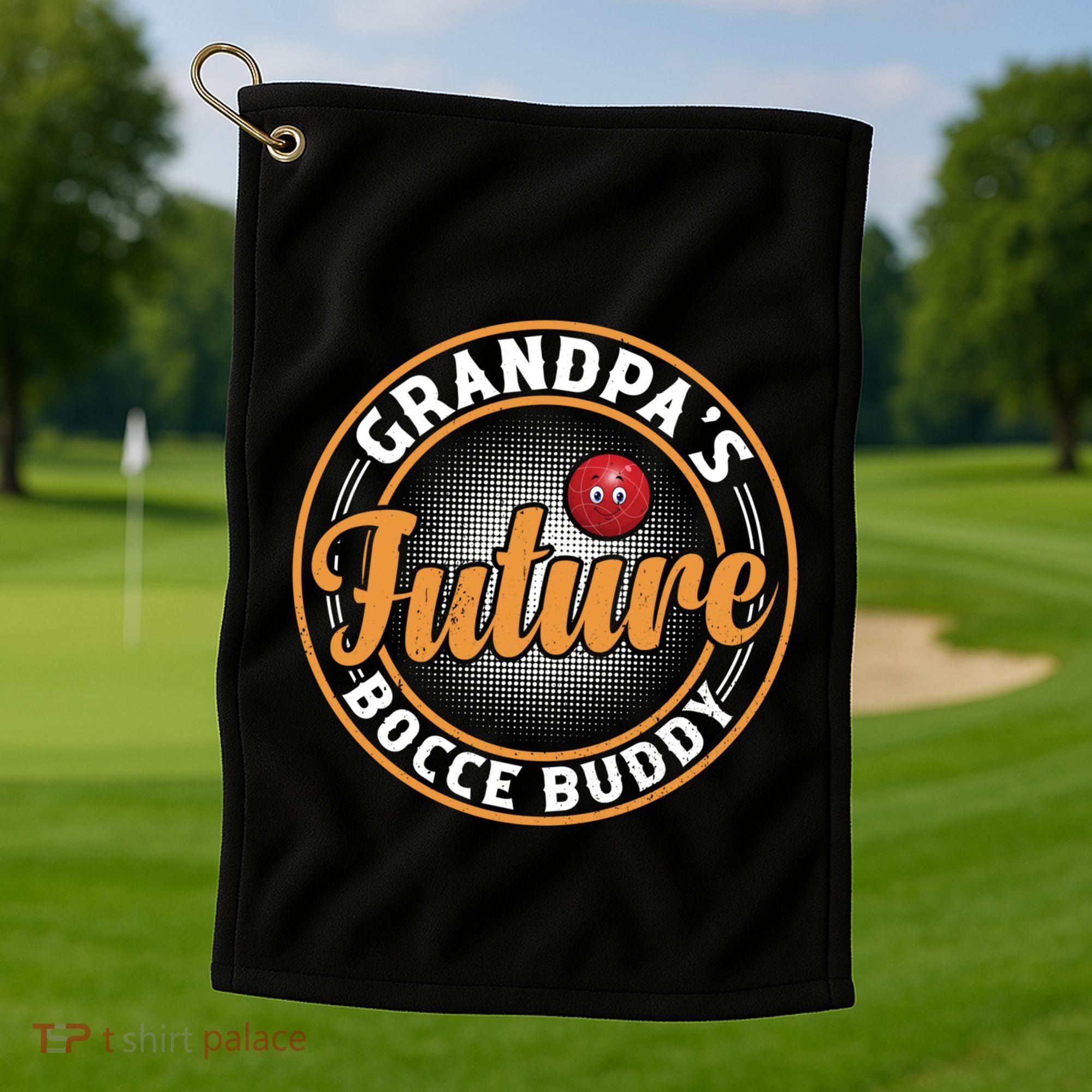 GrandpaS Future Bocce Buddy Boccia Bocce Ball Player Gift Golf Towel