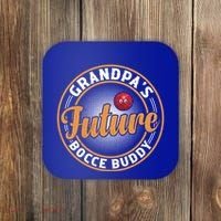 GrandpaS Future Bocce Buddy Boccia Bocce Ball Player Gift Coaster thumb 0