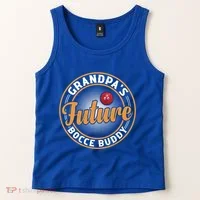 GrandpaS Future Bocce Buddy Boccia Bocce Ball Player Gift Tank Top thumb 2