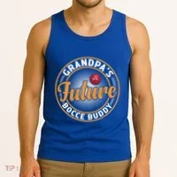 GrandpaS Future Bocce Buddy Boccia Bocce Ball Player Gift Tank Top thumb 3