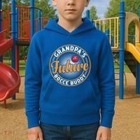 GrandpaS Future Bocce Buddy Boccia Bocce Ball Player Gift Kids Hoodie thumb 2