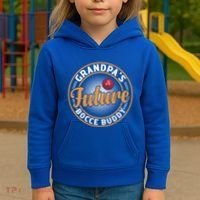 GrandpaS Future Bocce Buddy Boccia Bocce Ball Player Gift Kids Hoodie thumb 3