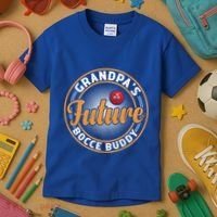 GrandpaS Future Bocce Buddy Boccia Bocce Ball Player Gift Kids T-Shirt thumb 3