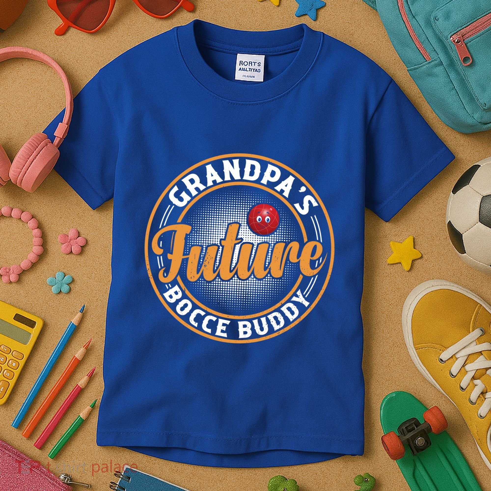 GrandpaS Future Bocce Buddy Boccia Bocce Ball Player Gift Kids T-Shirt