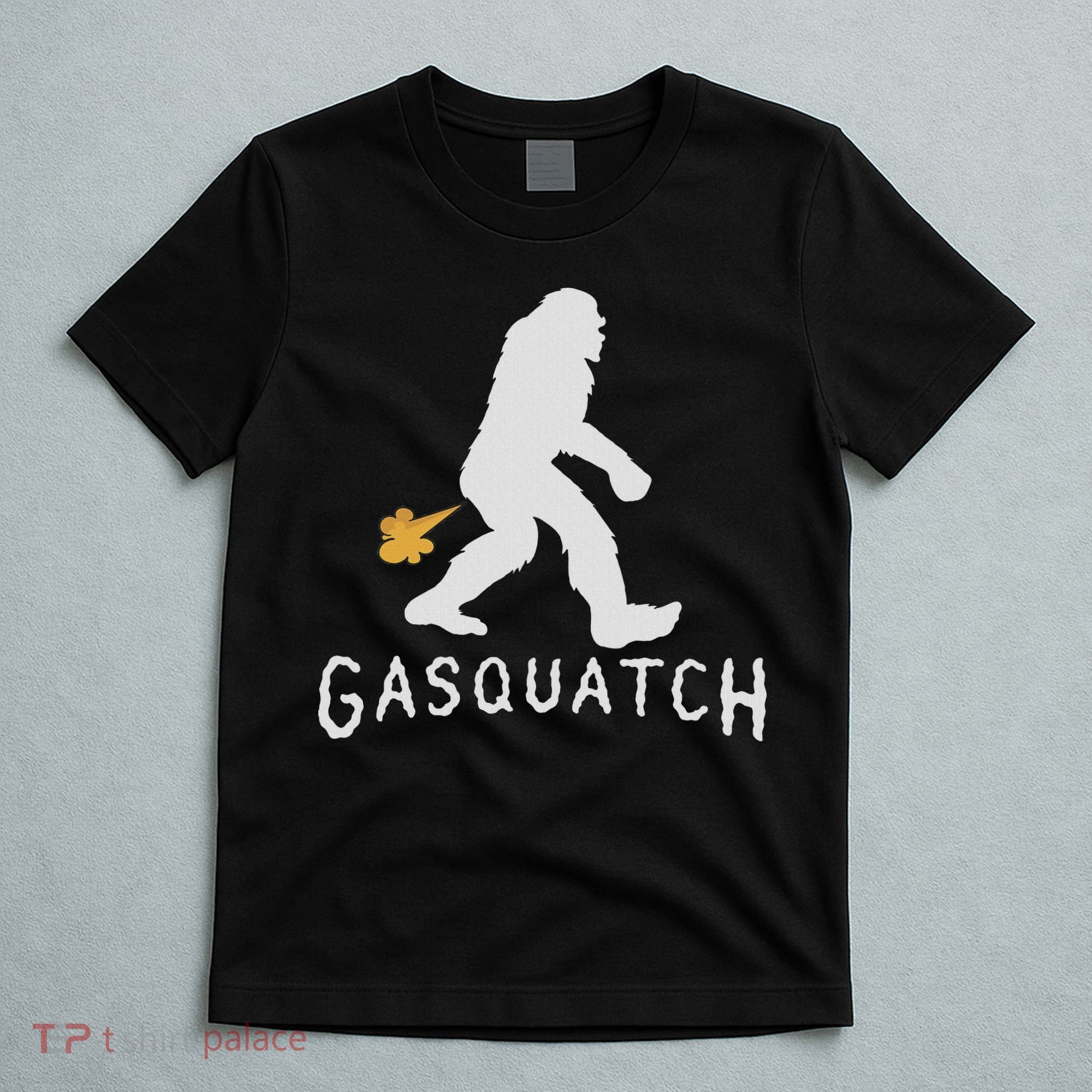 Gasquatch Funny Bigfoot Farting Gassy Sasquatch Fart T-Shirt