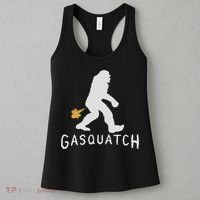 Gasquatch Funny Bigfoot Farting Gassy Sasquatch Fart Women's Tank Top thumb 3