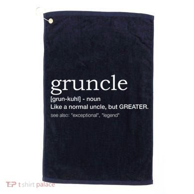  Gruncle for best uncle Golf Towel