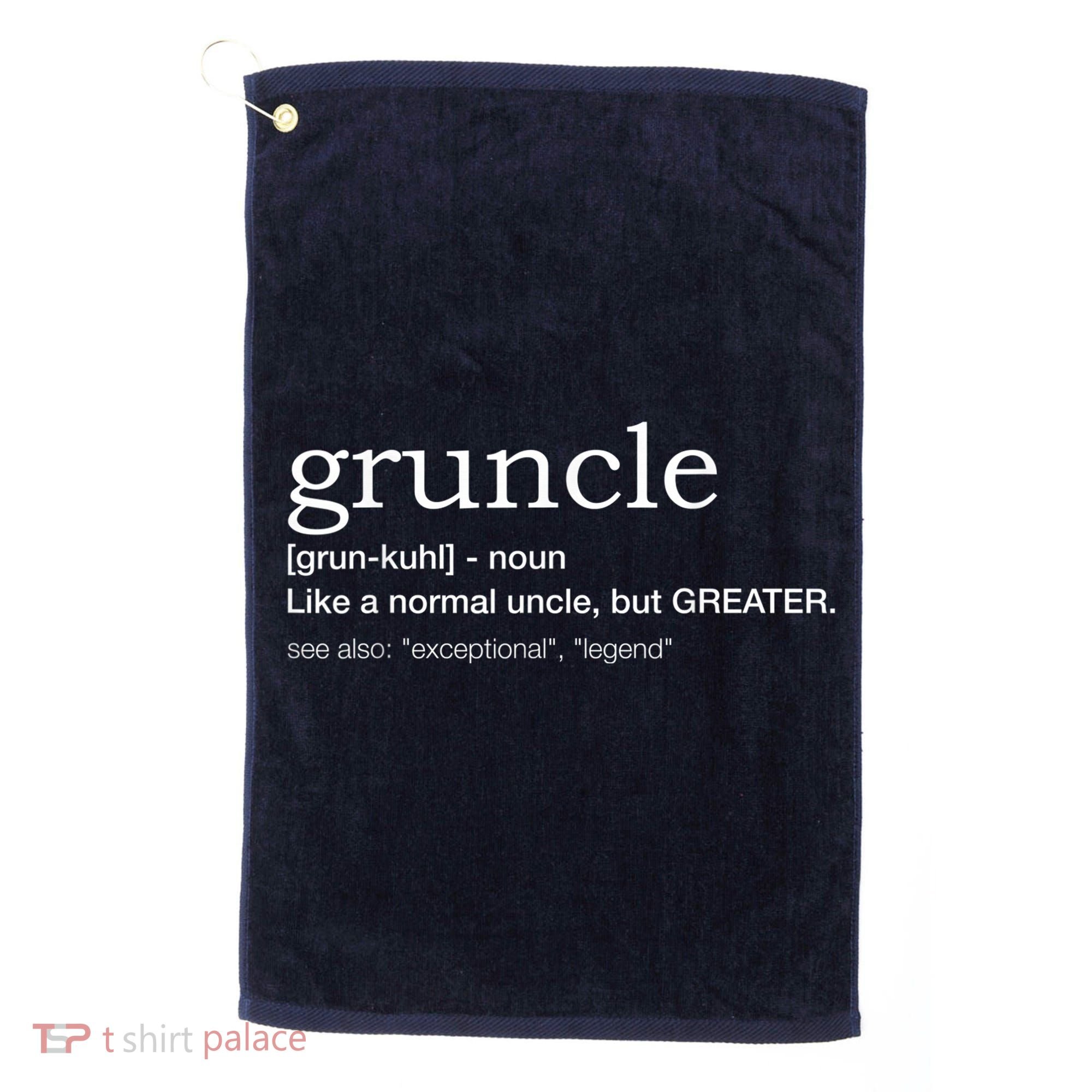  Gruncle for best uncle Golf Towel