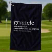  Gruncle for best uncle Golf Towel thumb 1