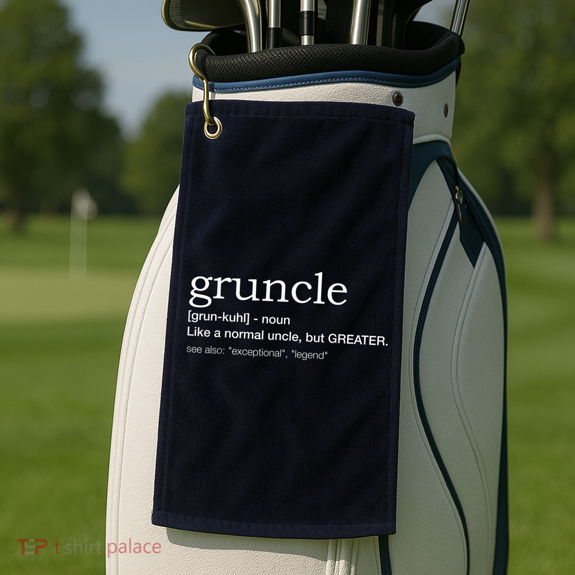  Gruncle for best uncle Golf Towel