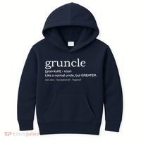  Gruncle for best uncle Kids Hoodie thumb 0