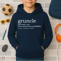  Gruncle for best uncle Kids Hoodie thumb 2