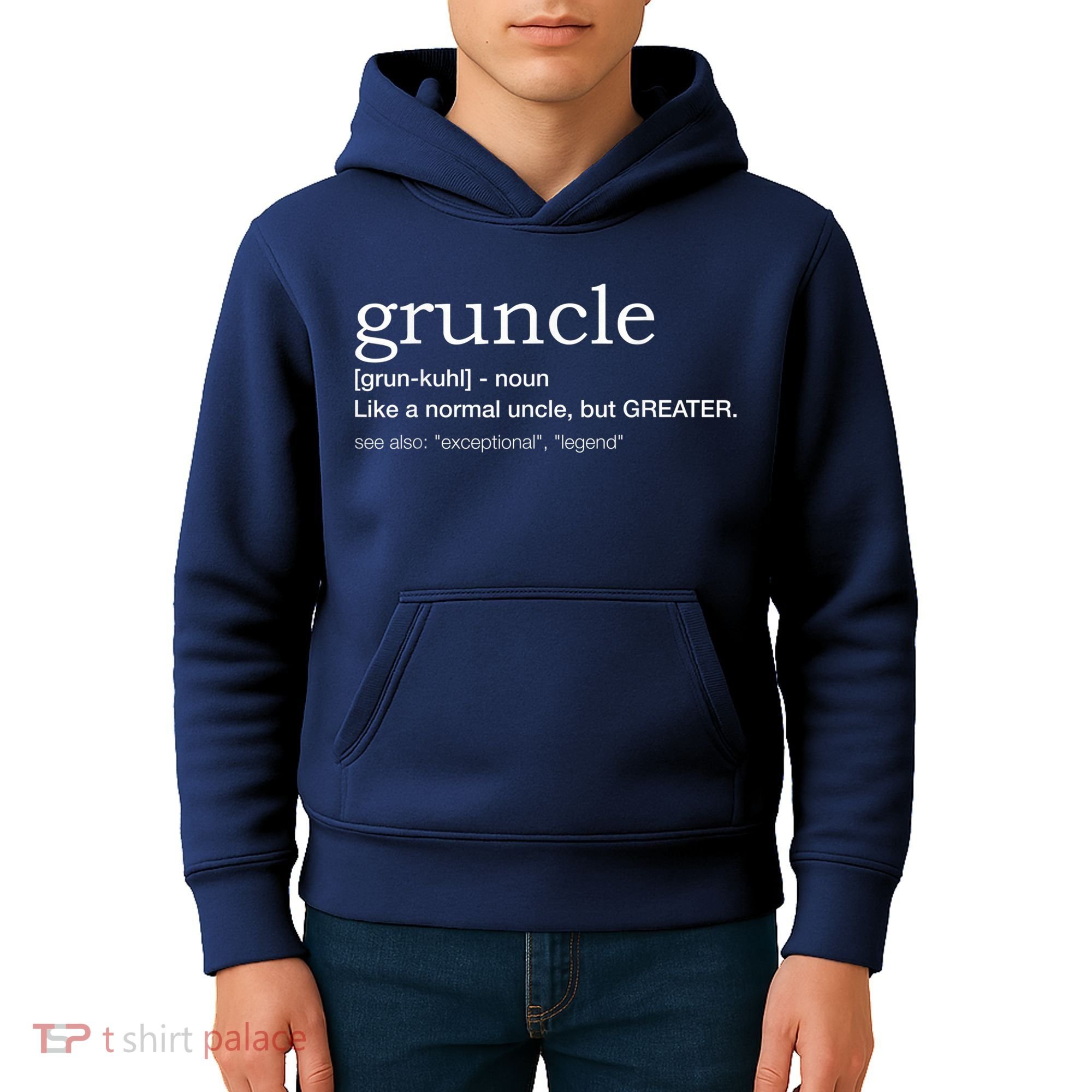  Gruncle for best uncle Kids Hoodie