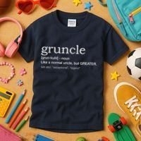  Gruncle for best uncle Kids T-Shirt thumb 3