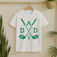 Golf First Birthday Dad Hole In One Golf Sport Matching T-Shirt thumb 2