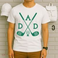 Golf First Birthday Dad Hole In One Golf Sport Matching T-Shirt thumb 6