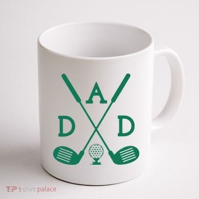 Golf First Birthday Dad Hole In One Golf Sport Matching Coffee Mug back