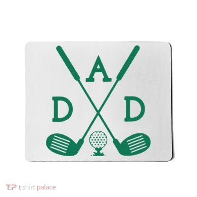 Golf First Birthday Dad Hole In One Golf Sport Matching Mousepad