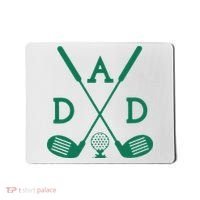 Golf First Birthday Dad Hole In One Golf Sport Matching Mousepad thumb 0