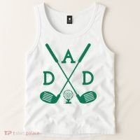 Golf First Birthday Dad Hole In One Golf Sport Matching Tank Top thumb 2