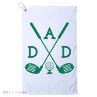 Golf First Birthday Dad Hole In One Golf Sport Matching Golf Towel thumb 0