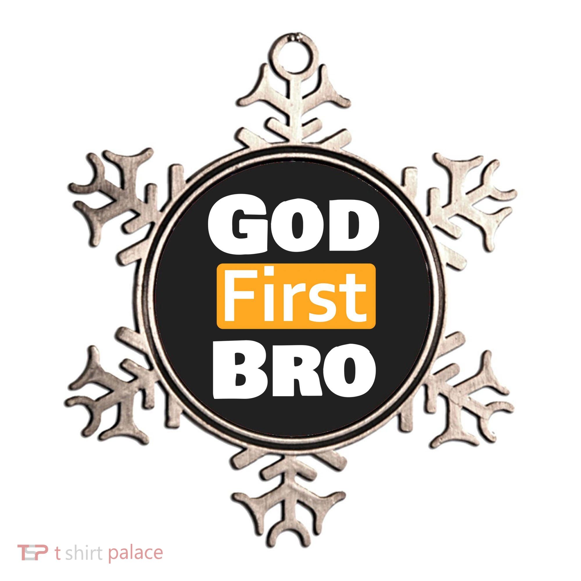 God First Bro Ornament