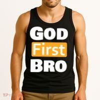 God First Bro Tank Top thumb 3