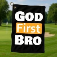 God First Bro Golf Towel thumb 1