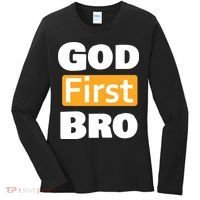 God First Bro Women's Long Sleeve Shirt thumb 0