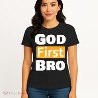 God First Bro Women's T-Shirt thumb 4