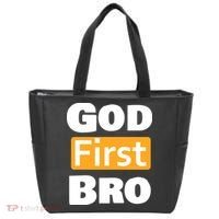 God First Bro Tote Bag thumb 0
