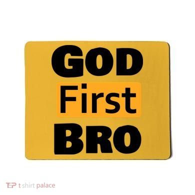 God First Bro Mousepad