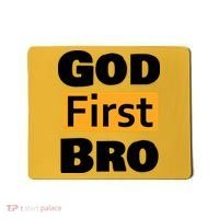 God First Bro Mousepad thumb 0