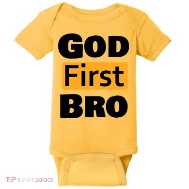 God First Bro Baby Bodysuit