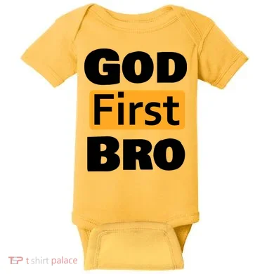 God First Bro Baby Bodysuit
