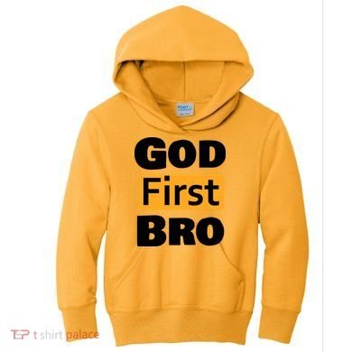 God First Bro Kids Hoodie
