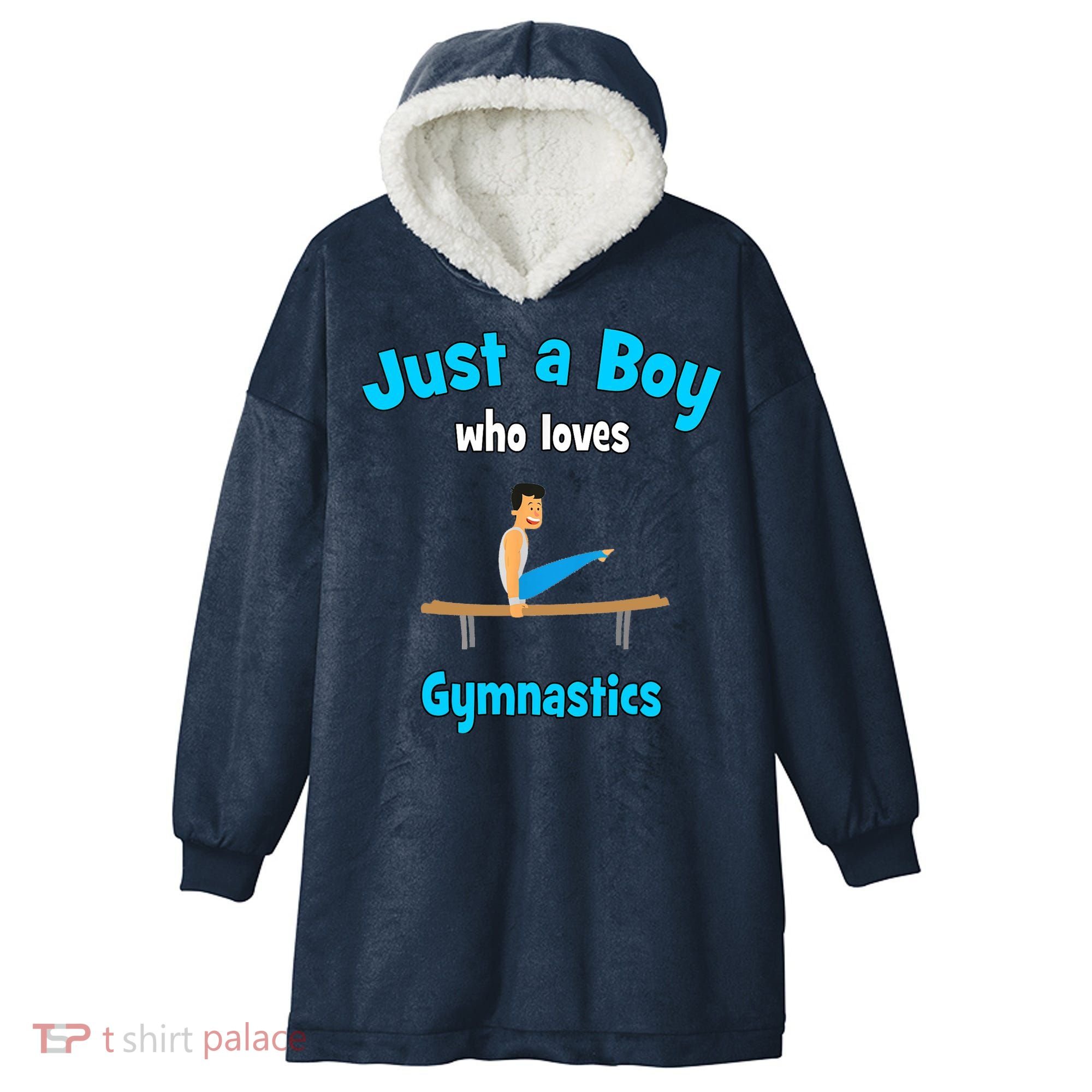 Gymnastics for Boy | Gymnastics Hooded Wearable Blanket