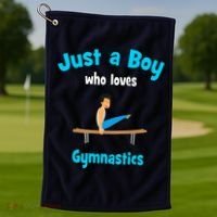 Gymnastics for Boy | Gymnastics Golf Towel thumb 1