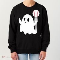 Ghost Forkball Baseball Pitch Fork Ball K Strikeout Women's Sweatshirt thumb 0