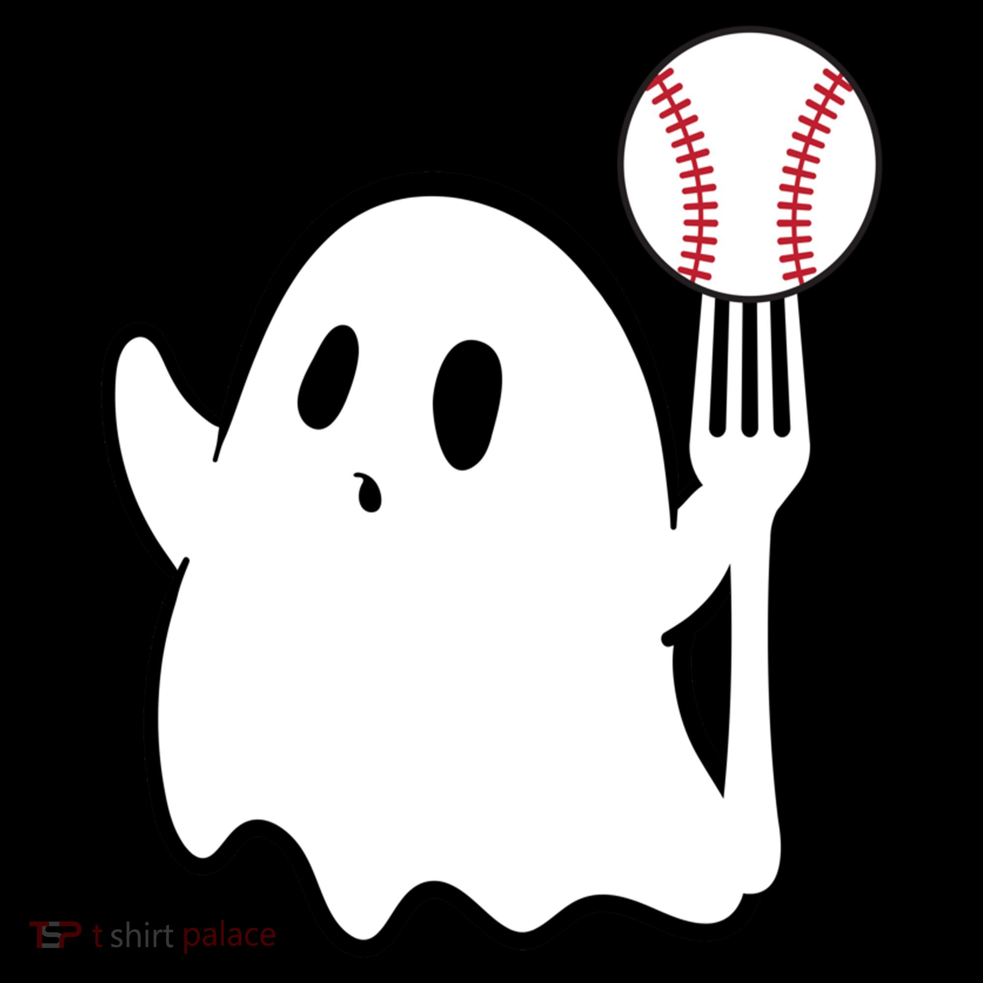 Ghost Forkball Baseball Pitch Fork Ball K Strikeout Bucket Hat