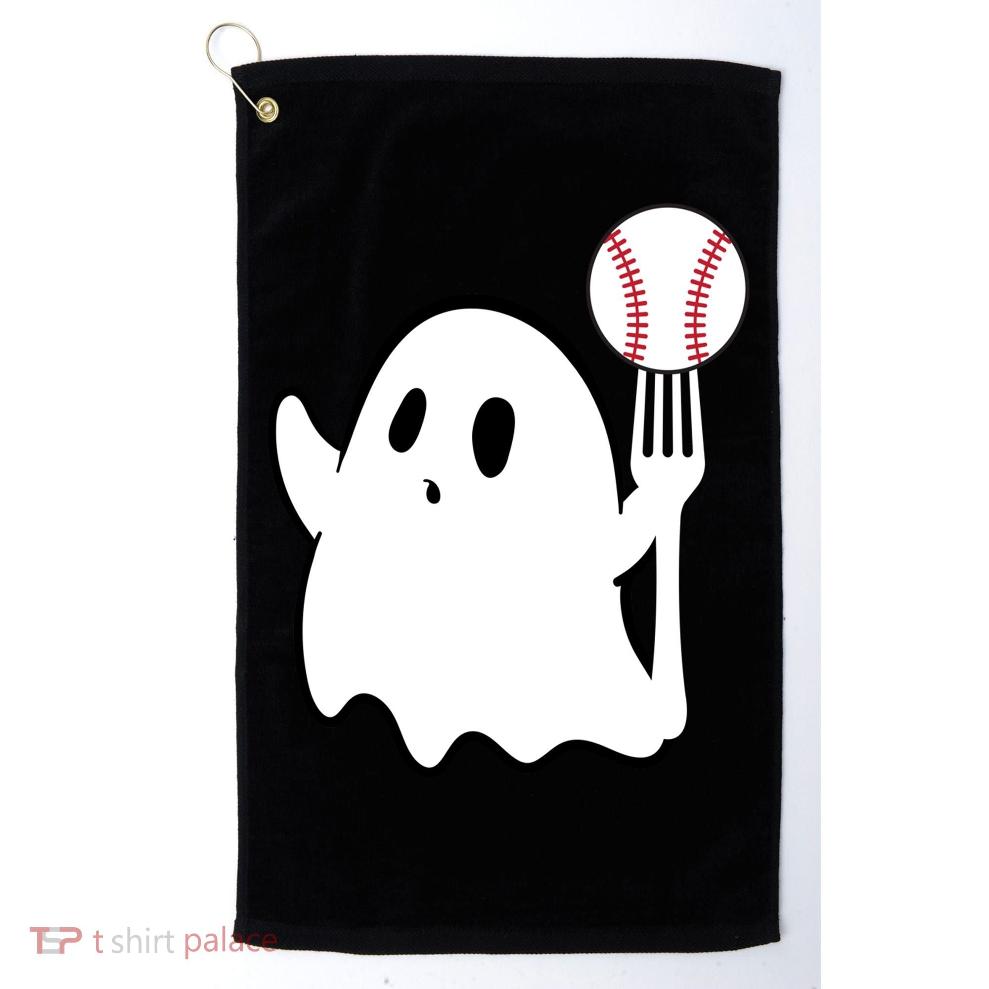 Ghost Forkball Baseball Pitch Fork Ball K Strikeout Golf Towel