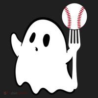 Ghost Forkball Baseball Pitch Fork Ball K Strikeout Golf Towel thumb 3