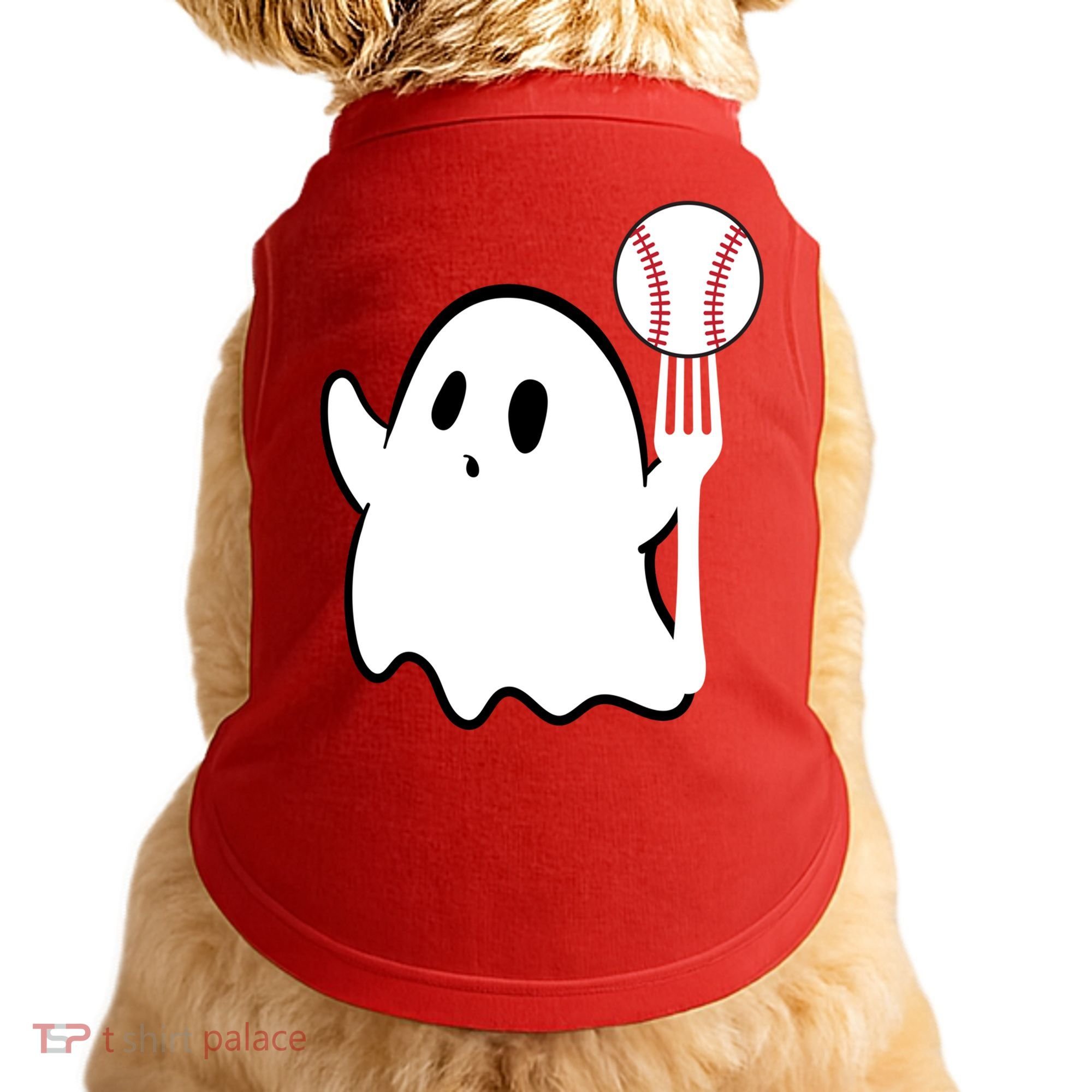 Ghost Forkball Baseball Pitch Fork Ball K Strikeout Doggie Tank