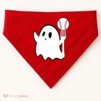 Ghost Forkball Baseball Pitch Fork Ball K Strikeout USA-Made Doggie Bandana thumb 0