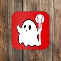 Ghost Forkball Baseball Pitch Fork Ball K Strikeout Coaster thumb 0