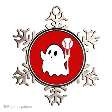 Ghost Forkball Baseball Pitch Fork Ball K Strikeout Ornament