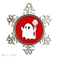 Ghost Forkball Baseball Pitch Fork Ball K Strikeout Ornament thumb 0