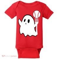 Ghost Forkball Baseball Pitch Fork Ball K Strikeout Baby Bodysuit thumb 0