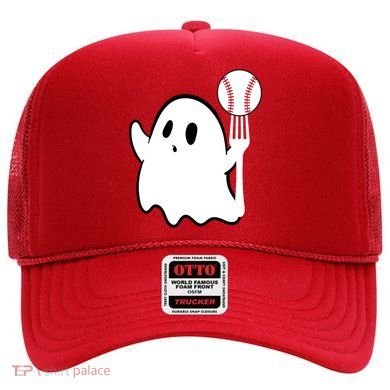 Ghost Forkball Baseball Pitch Fork Ball K Strikeout Hat